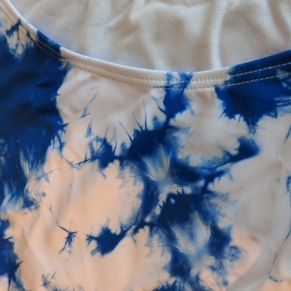TIE DYE SHEIN TWO-PIECE TANKINI SWIM DRESS 4XL - Picture 13 of 16